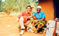 Obama with Grandma